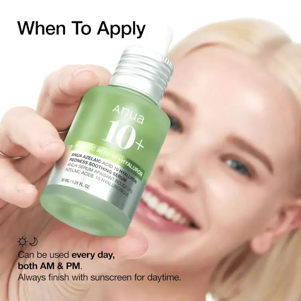 ANUA - Azelaic Acid 10 Hyaluron Redness Soothing Serum | 30ml